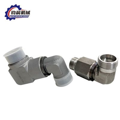Hexagonale kop van koolstofstaal 90 graden Elbow Flanges Connection Pressure Thread Pipe Joint