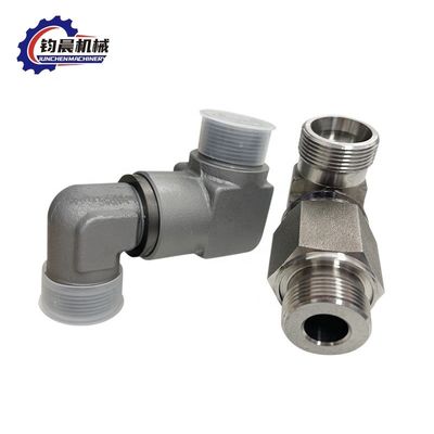 Hexagonale kop van koolstofstaal 90 graden Elbow Flanges Connection Pressure Thread Pipe Joint