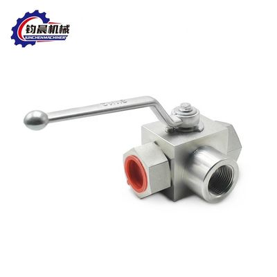 Hoge druk koolstofstaal KHB3K-G1" 315bar handmatig hydraulisch kogelventil