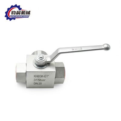 Hoge druk koolstofstaal KHB3K-G1" 315bar handmatig hydraulisch kogelventil