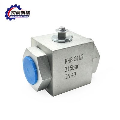 KHB-G11/2 roestvrijstalen hogedruk hydraulische kogelklep voor op maat gemaakte ondersteuning