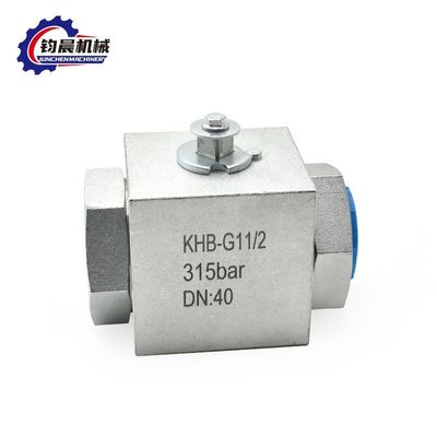 KHB-G11/2 roestvrijstalen hogedruk hydraulische kogelklep voor op maat gemaakte ondersteuning