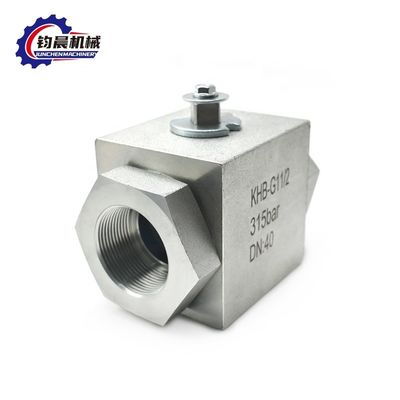 KHB-G11/2 roestvrijstalen hogedruk hydraulische kogelklep voor op maat gemaakte ondersteuning